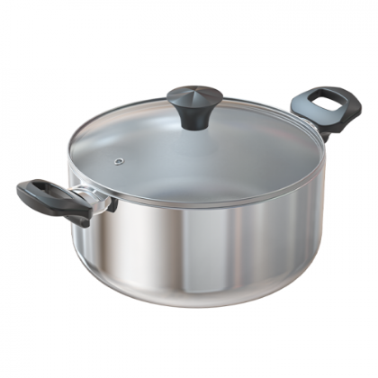 WALTON Vibrant Casserole with Glass Lid 26cm